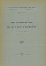 Ricerche sulle variazioni del plancton nelle acque di Rovigno e di Quarto (1922-23)