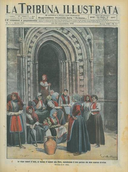 Le vispe comari d'Ittiri, di fazione d'innanzi alla Pieve, custodiscono il loro parroco che deve esserne sfrattato - copertina