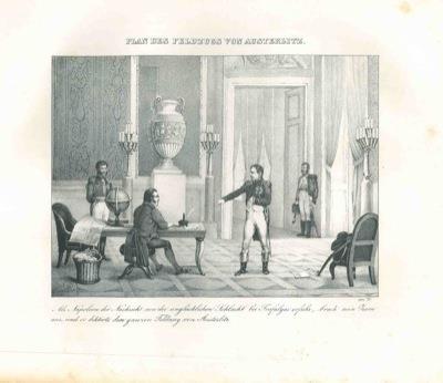 Litografia Plan des Feldzugs von Austerlitz. (Piano della battaglia di Austerlitz) - copertina