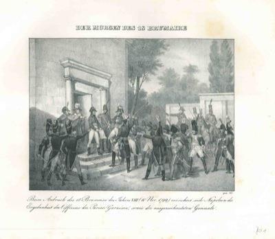 Litografia Der Morgen des 18 Brumaire - copertina