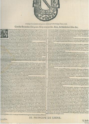 Grida per il divieto d'introduzione de grani in Milano & altre città per l'anno 1676 - copertina