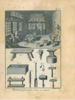 Monnoyage, outils a ploter et a mouler - copertina