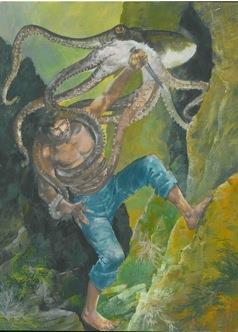 Lotta tra uomo e 'piovrà - copertina