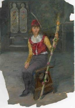 Paggio seduto - copertina