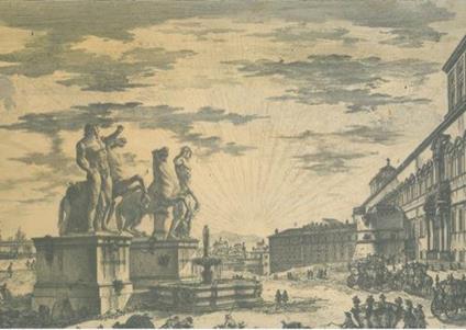Veduta della Piazza di Monte Cavallo - copertina