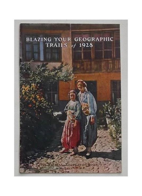 Blazing your geographic trails of 1928 - copertina