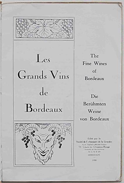 Les Grands Vins de Bordeaux - copertina