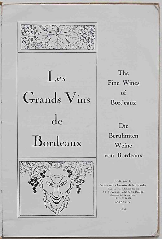 Les Grands Vins de Bordeaux - copertina