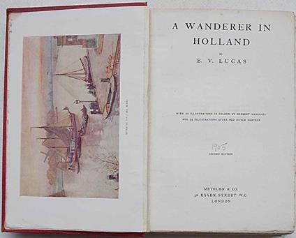 A wanderer in Holland - E. V. Lucas - copertina