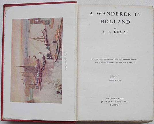A wanderer in Holland - E. V. Lucas - copertina