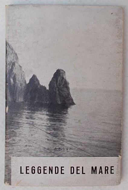 Leggende del mare - Alessandro Valdieri - copertina