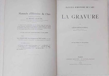 La gravure - Leon Rosenthal - copertina
