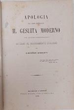 Apologia del libro intitolato Il Gesuita Moderno con alcune considerazoioni intorno al Risorgimento Italiano