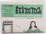 F.ri.m.ma. Fabbriche riunite maglierie manifatture. Catalogo primavera-Estate 1957