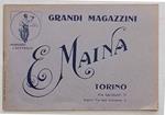 Grandi Magazzini E. Maina Torino via Garibaldi 11. Ingrosso dettaglio