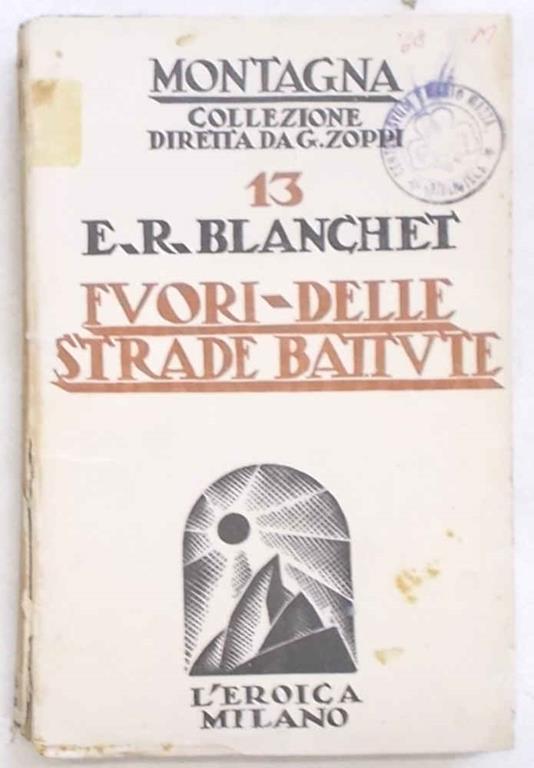 Fuori delle strade battute - E.-R. Blanchet - copertina