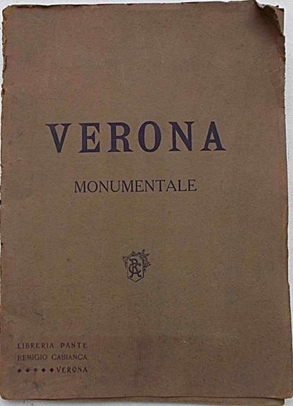 Verona monumentale - copertina