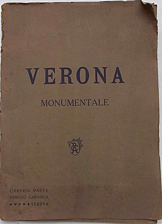 Verona monumentale - copertina