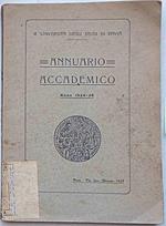 R. Università degli Studi di Pavia. Annuario Accademico Anno 1924-25