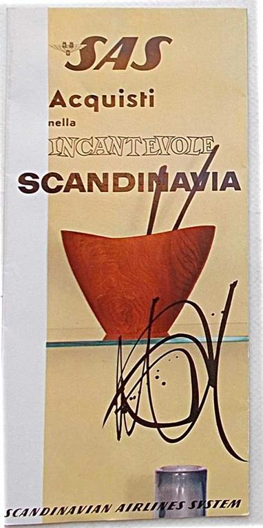 Sas. Acquisti Nella Incantevole Scandinavia. Scandinavian Airlines System - copertina