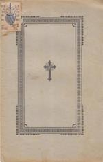 Pei solenni funerali di mons. celestino zini nella chiesa delle scuole pie di firenze