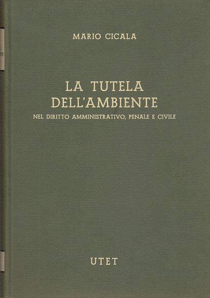 La tutela dell'ambiente - Mario Cicala - copertina