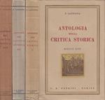Antologia della critica storica dall'agonia di roma ai giorni nostri medio evo - età contemporanea - età moderna