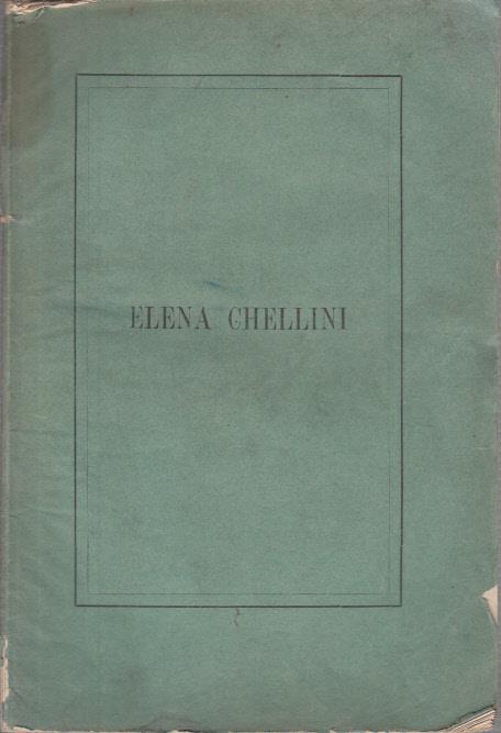 Ricordo di elena chellini - copertina