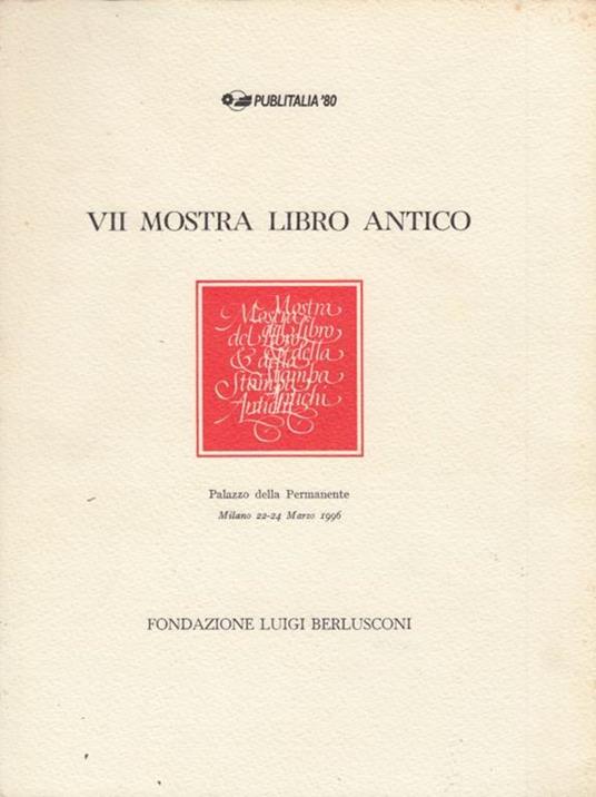 Vii Mostra Libro Antico - copertina