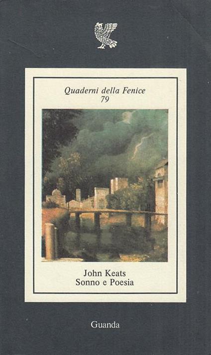 Sonno e poesia - John Keats - copertina