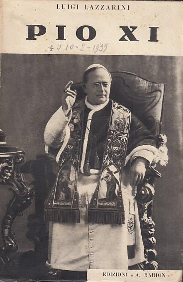 Pio XI - Luigi Lazzarini - copertina