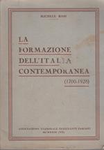 La Formazione Dell'Italia Contemporanea (1700-1928)