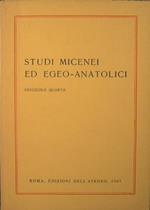 Studi micenei ed egeo-anatolici