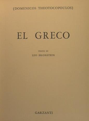 El Greco - Leo Bronstein - copertina