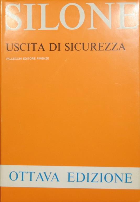 Uscita di sicurezza - Ignazio Silone - copertina
