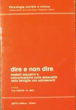 Dire e non dire. Modelli educativi e comunicazione sulla sessualità nella famiglia con adolescenti