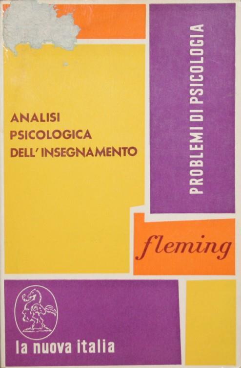 Analisi psicologica dell'insegnamento - Charlotte M. Fleming - copertina