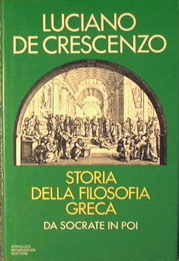Storia della filosofia greca - Luciano De Crescenzo - copertina