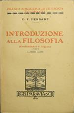 Introduzione alla filosofia. Preliminari e logica