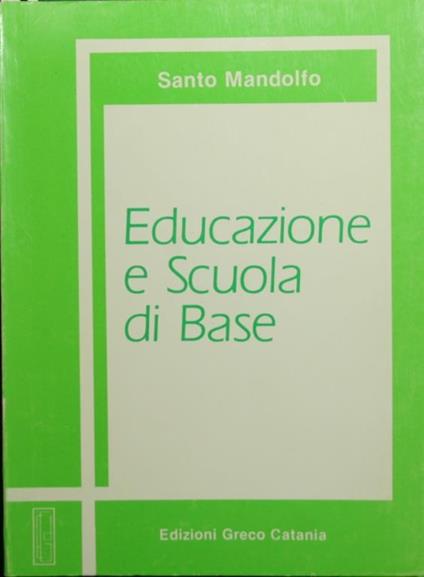 Educazione e scuola di base - Santo Mandolfo - copertina