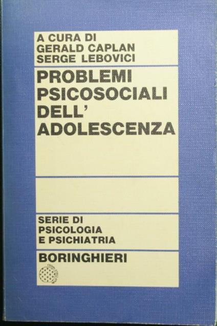 Problemi psicosociali dell'adolescenza - copertina