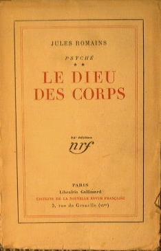 Le Dieu des corps - Jules Romains - copertina