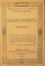 Grammatichetta tedesca + Grammatichetta francese + Grammatichetta inglese + Grammatichetta spagnuola + Grammatichetta latina + Elementi di disegno + Principi di disegno lineare (vedi note )