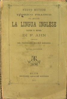 Nuovo metodo teorico pratico per imparare la lingua inglese secondo il metodo di F. Ahn - Niccolò Genzardi - copertina