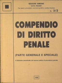 Compendio di diritto penale. Parte generale e speciale - copertina