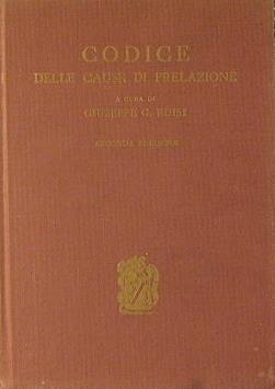 Codice delle cause di prelazione - copertina
