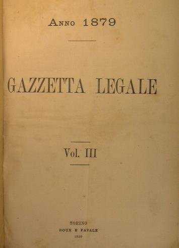 Gazzetta Legale - copertina