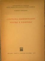 Controlli amministrativi statali e regionali