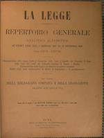 La legge. repertorio generale analitico alfabetico di undici anni: dai primo gennaio 1887 al 31 dicembre 1897