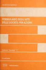 Formulario atti società per azioni